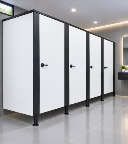 Toilet cubicle partition