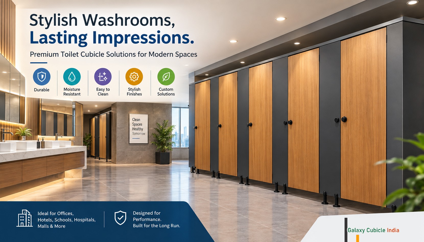 Best Toilet Cubicle Material for Commercial Washrooms